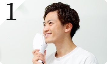 疲れない軽量ハンドピース